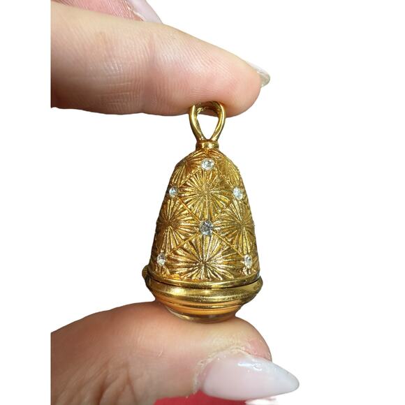 Diane Von Furstenberg DVF‎ Necklace Clock Watch Pendant Gold Starburst Jewelry - Picture 5 of 12